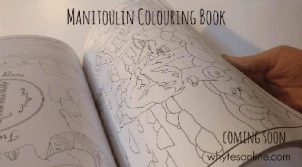 2017 manitoulin colouring book new publishing mock up preview sample sneak peek